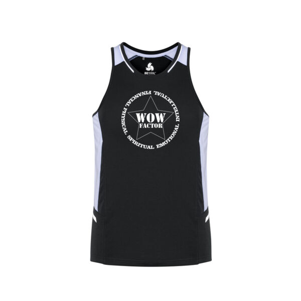 WOW SINGLET WHITE ROUND Thumbnail