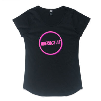 Women's Mali Capped Sleeve Tee Pink Aaf Thumbnail