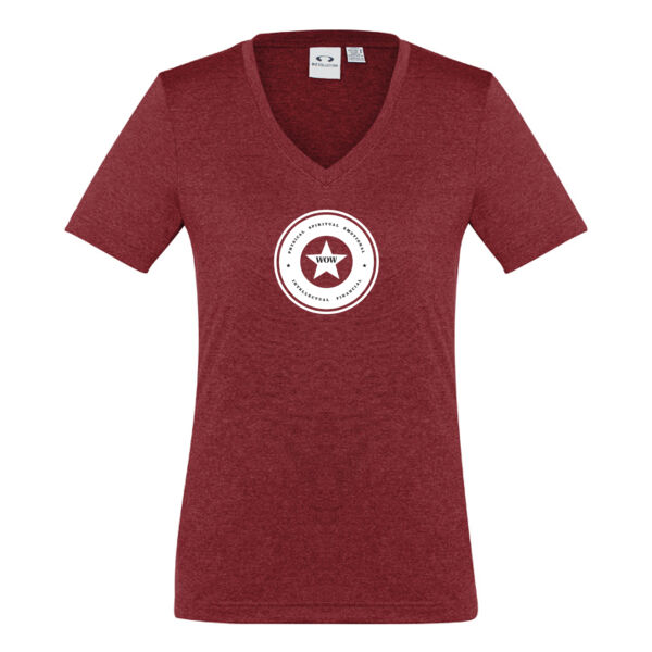 Ladies Aero Cooldry Tee Wow White Thumbnail