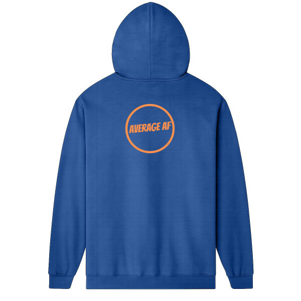 Mens Zip Hooded Sweatshirt Orange Aaf Thumbnail