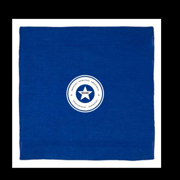  Wow White Bandana's 54cm x 54cm  Thumbnail