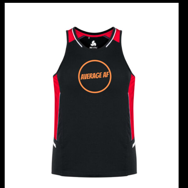 Mens Renegade Cooldry Singlet Orange Aaf Thumbnail