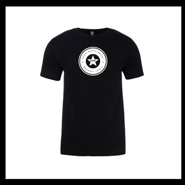 Mens Fitted Cotton Tee WOW Thumbnail