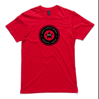 Wow Round Mens Staple Tee Thumbnail