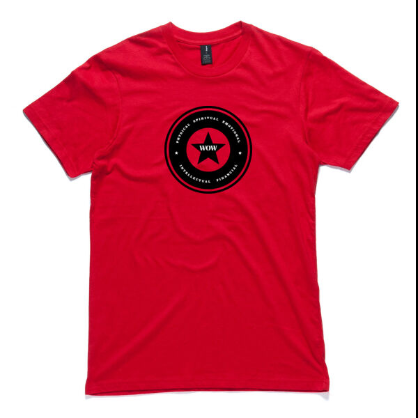 Wow Round Mens Staple Tee Thumbnail