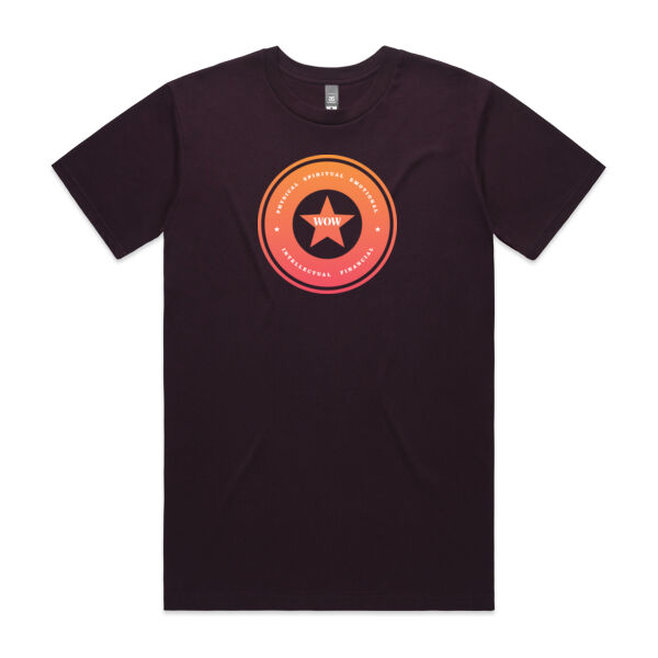 Wow Orange Mens Staple Tee  Thumbnail